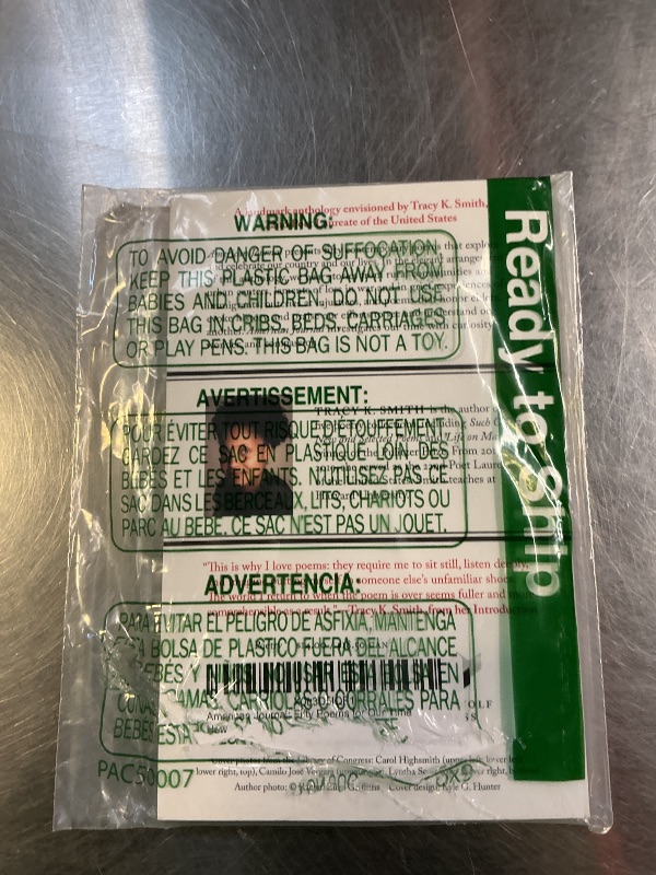 Photo 1 of 
Tracy K. Smith
American Journal: Fifty Poems for Our Time