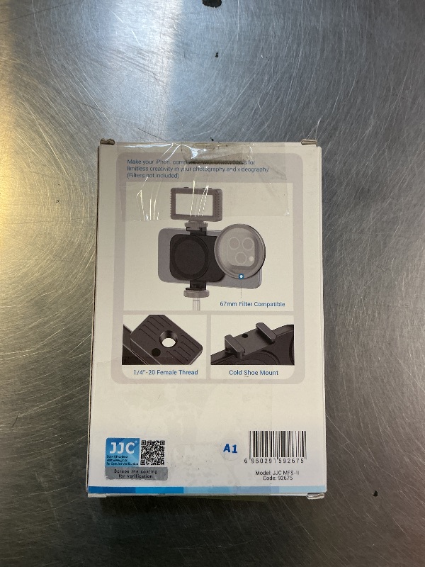 Photo 1 of (1+1) 67mm Magnetic Phone Lens Filter Adapter + Phone Snap Grip for iPhone 16 15 14 Pro/Pro Max Plus, Lens Filter Ring Adapter with 1/4-20" Screw & Cold Shoe Pull-Out to fit Pro Max