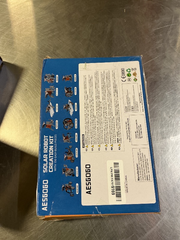 Photo 1 of **OPENED, INCOMPLETE** AESGOGO STEM Projects 12-in-1 Creation Solar Robot Kit, Science Experiments Toys Gifts for Kids Ages 8-12,Educational DIY Building Robotics Kit for 8 9 10 11 12 13 14 15 Year Old Boys Girls Teens