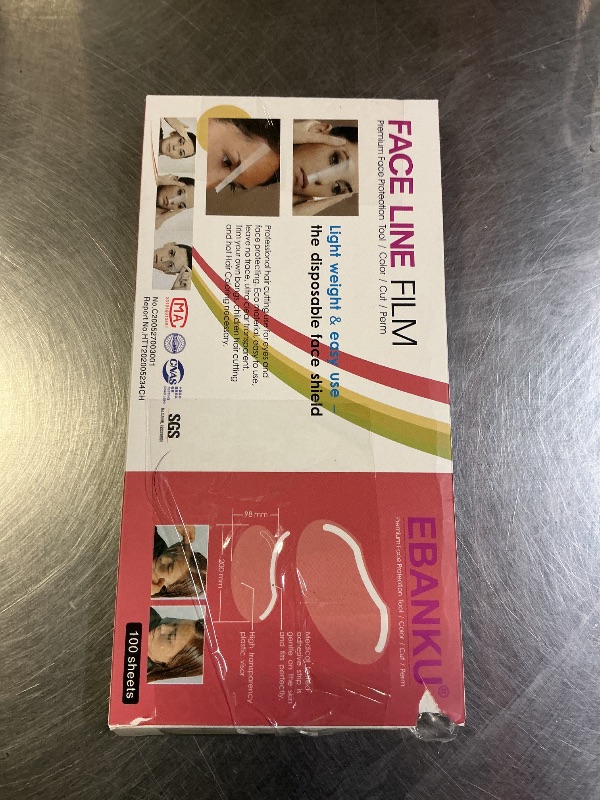 Photo 1 of 100 PCS Microblading Makeup Shower Face Shields Visors, Disposable Face Shields Masks for Hairspray Salon Supplies and Eyelash Extensions Eye Eyelid Surgery Aftercare