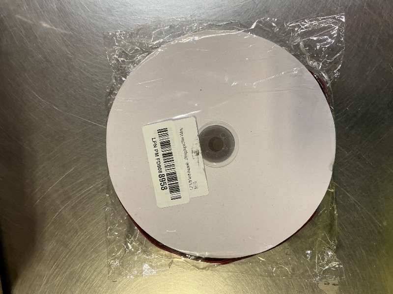 Photo 1 of 1.5" X 20 Yards Burgundy Velvet Ribbon for Christmas Tree Wreath Vintage Decoration Handmade Crafts Ornaments Gift Wrapping and Bow Making