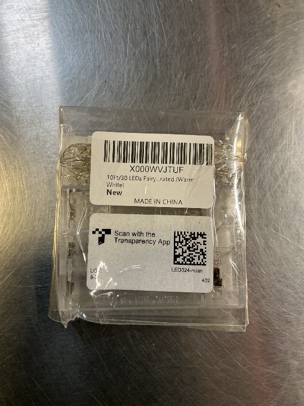 Photo 1 of 10Ft/30 LEDs Fairy,Starry , String Lights for Indoor&Outdoor Decoration Wedding Home Parties Christmas Holiday, Waterproof,Battery Operated.(Warm White)