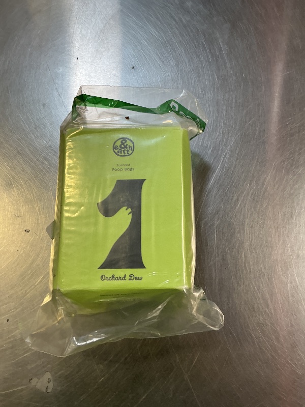 Photo 1 of &earth Poop Bags for Dogs, Leak-Proof, Extra Thick, Fig-Scented, Waste Bag Refill Rolls, 9x13 Inch, 270 Count