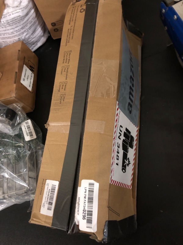 Photo 1 of Brightown Solar Meteor Shower Lights Outdoor - 576 LED Rain Drop Lights with 16 Tubes, 16 Inches - Solar Powered Christmas Decorations for Tree Bushes Holiday Party Christmas Decor, Warm White