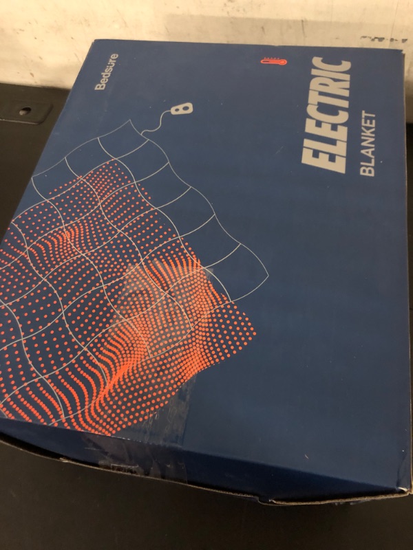 Photo 1 of *NONFUNCTIONAL** Bedsure Electric Blanket Queen Size - Dual Control Heated Blanket Queen, Fast Heating with 10 Time Settings & 10 Heat Settings, Warm Gift for Grandma (84x90 inches, Pageant Blue)