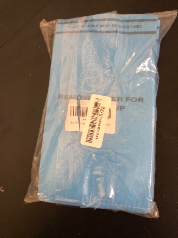 Photo 1 of 12 Pack 38737 Dust Filter Bags Replacement for Craftsman 2 to 2.5 Gallon Wet/Dry Vacuums and Powerhead Bucket Vac, with 3 Retaining Bands Blue, Part# 9-38737/CMXZVBE38737, WORKSHOP, WS01025F2, VF2000