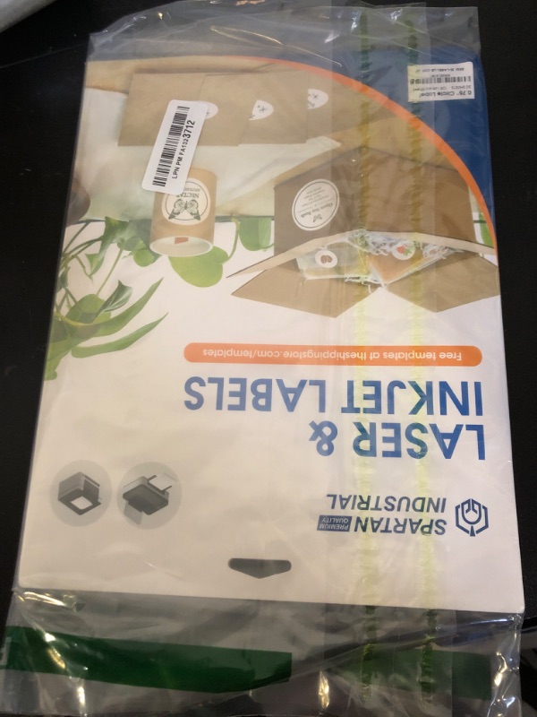 Photo 1 of 0.75" Printable Round Labels for Inkjet and Laser Printers - 3240 Blank Stickers, 30 Sheets for Price Tags, Thank You Stickers, QR Codes, Business Logos - Spartan Industrial Template C001