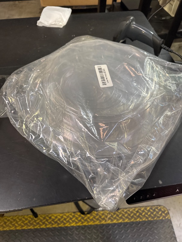 Photo 1 of 10 Tiers Round Macaron Tower Stand Plastic Transparent Cake Stand Macaron Display Rack Desserts Cupcake Holder Platter for Baby Shower, Birthday Party, Wedding, Party Decor