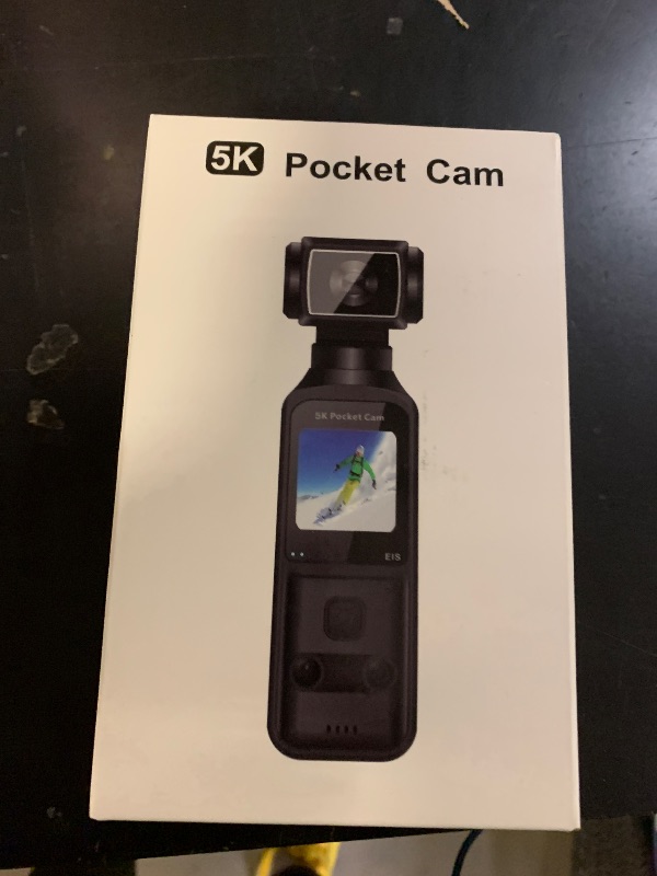 Photo 1 of YONDENE Body Camera 5K with External Microphone, Video & Audio Mini Vlog Camera with 270° Rotated Lens, Pocket Cam for Sport, Outdoor, Riding, Travel, 128GB Included