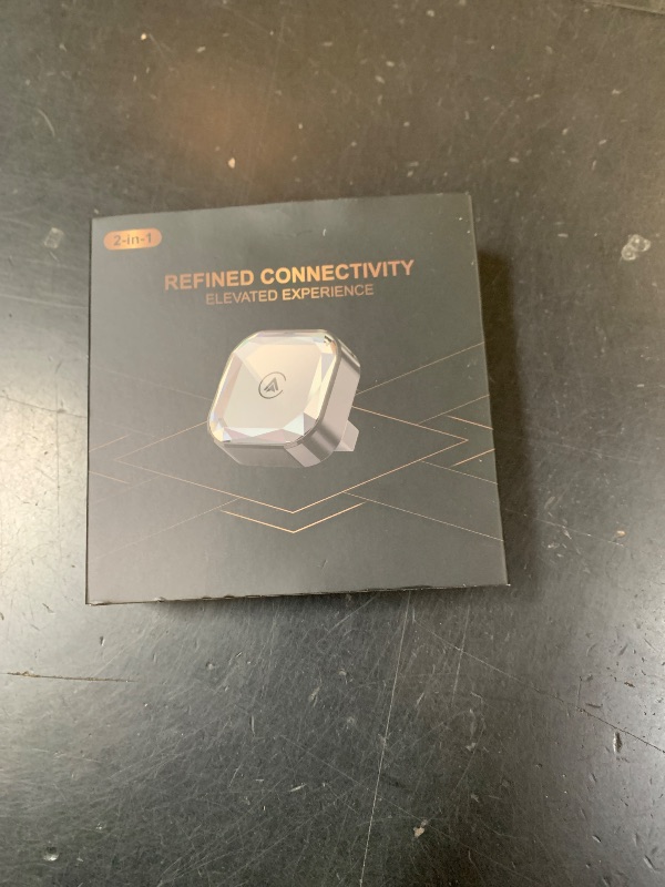 Photo 1 of 2 in 1 Wireless CarPlay & Android Auto Adapter | Simple Setup, Smooth, Lag-Free Use | Supports Over 1000 Vehicles with Built-in Wired Car Play/Android Auto | Compact & Modern