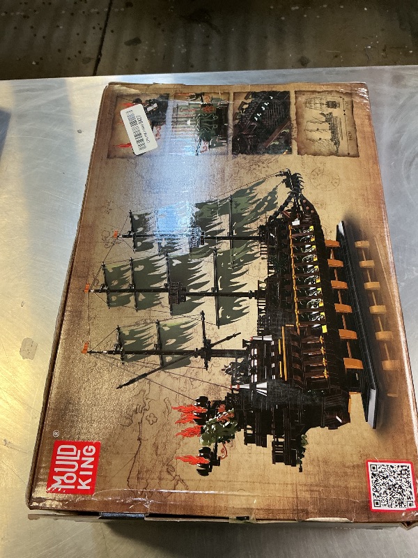 Photo 1 of Mould King Large Pirates Ship Model Building Blocks Kits, MOC Dutchman Building Block Pirate Ship Construction Set to Build, Toys Gift for Age 14+/Adult Collections Enthusiasts (4364+Pieces)