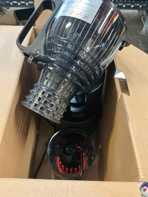 Photo 1 of Godspeeds Juicer Machines, 5.8" Large Feed Chute Slow Masticating Cold Press Juicer for Whole Fruits & Vegetables, Easy to Clean & High Juice Yield