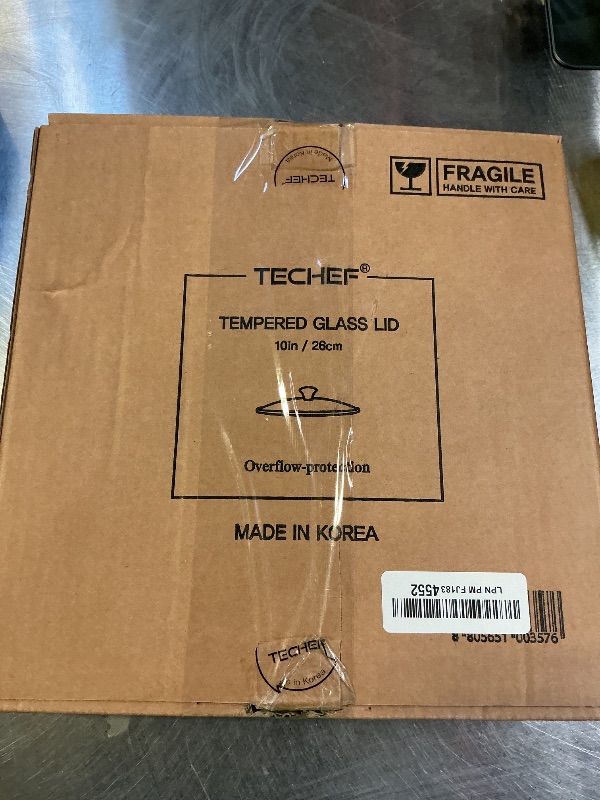 Photo 1 of 10.5 Inch Glass Lid for Frying Pan, Fry Pan, Skillet, Pan Lid, Fits Pot, Cast Iron Skillets 10.5", Clear