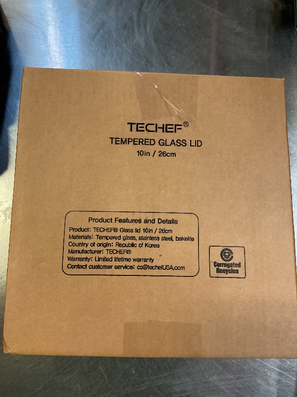 Photo 1 of 10.5 Inch Glass Lid for Frying Pan, Fry Pan, Skillet, Pan Lid, Fits Pot, Cast Iron Skillets 10.5", Clear