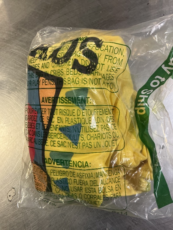 Photo 1 of Talking Heads Yellow Retro Graphic T-Shirt