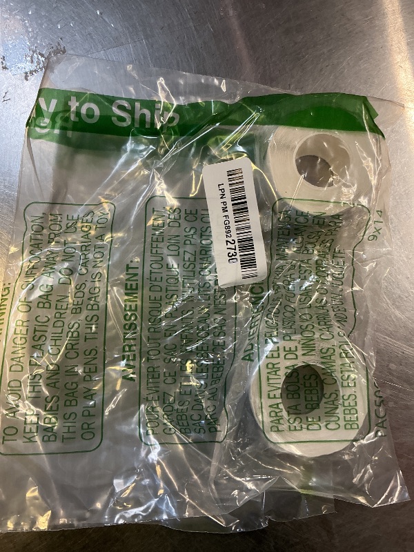 Photo 1 of 1000PCS Kraft Circle Stickers, 1 Inch Round Blank Garage Sale Price Stickers, Kraft Coding Tag Labels, Brown Natural Envelope Seals for Home, Classroom, Jam, Canning Jar Labels (White)