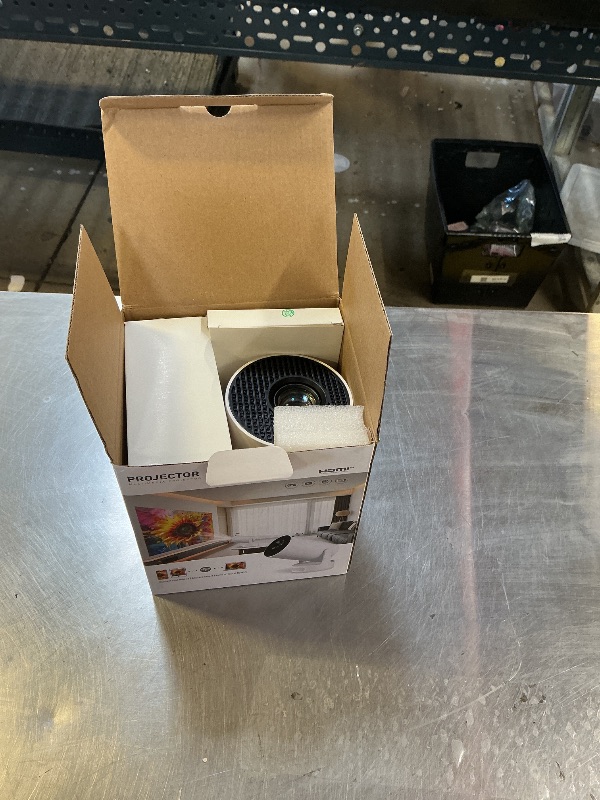 Photo 1 of Mini Portable Projector with 4K Support, Bluetooth 5.4 WIFI6, 5watt Sound Base Speaker, 160 ANSI, Android 11, 210° Rotation , Auto Keystone Correction Video Projector HY300 ULTRA