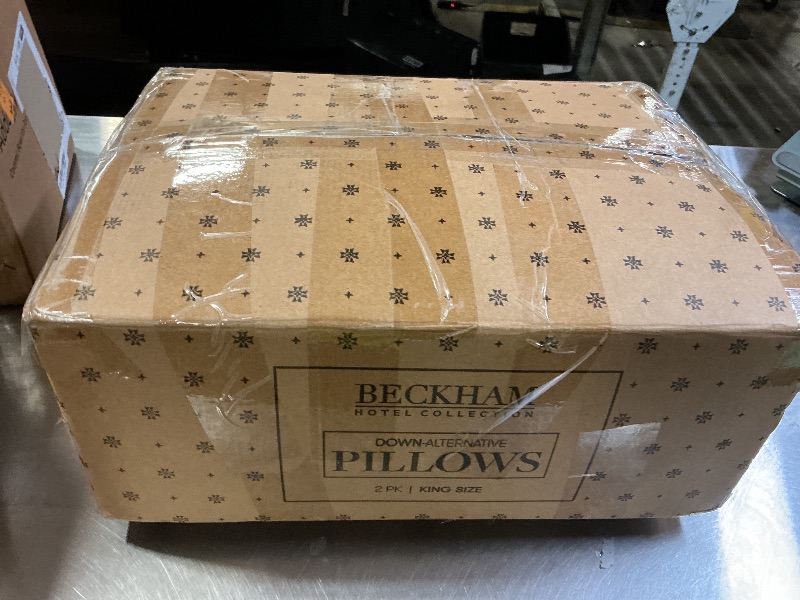Photo 1 of Beckham Hotel Collection Bed Pillows King Size Set of 2 - Down Alternative Pillow for Back, Stomach or Side Sleepers