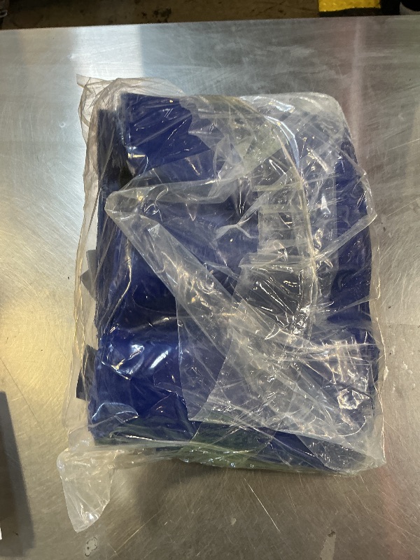 Photo 1 of 10 Pack 0.6mm Thicker Pool Cover Water Bags with Corner Water Tubes, 8 Ft Heavy Duty Pool Cover Weights for Inground Pool Covers Side - Blue