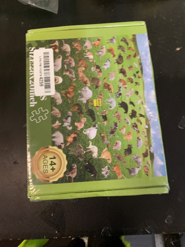 Photo 1 of 1000 Pieces Puzzles for Adults, Pooping Puppies Puzzle, Dogs Jigsaw Puzzles 1000 Pieces, Funny Gifts for Dog Lovers Friends, Perfect White Elephant Gag Gift, Dog Puzzle as Funny Home Party Decorations