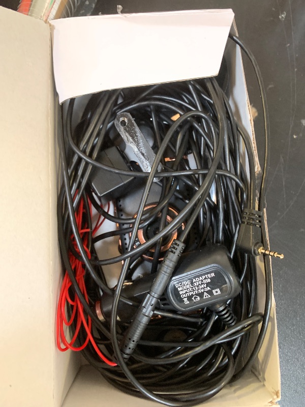 Photo 1 of **Cables and sd cards missing /the suction cup missing-----SELLING FOR PARTS***4K+1080P*3 FHD Dash Cam, 5GHz WiFi & App Control, 4 Channel 360° Car Camera Front Rear Inside & Left Right, G-Sensor, 8 IR Lamps Night Vision, 24H Parking Mode, Loop Recording,