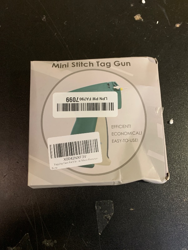 Photo 1 of Tagging  For Clothing, Fine Stitch Mini Stitch Gun for Clothes,Stitch Quick Clothing Fixer Sewing Quilting Hemming Quick Stitch with 2 Needles,1500 Black & 1500 White Micro Fasteners