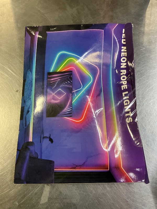 Photo 1 of **missng power adaptor** AILBTON 20Ft Neon Rope Lights,Flexible Led Rope Lights Control with App/Remote,Multiple Modes Music Sync Gaming RGB Led Neon Lights for Bedroom Outdoor