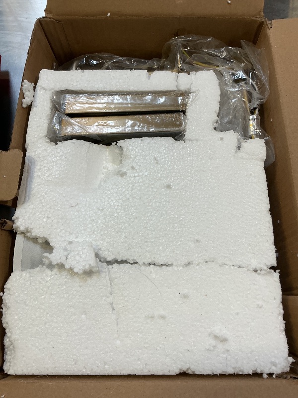 Photo 1 of PERMO Set of 2 Classic Rustic Industrial Wall Sconce Lighting Fixture with Flared White Textile Lamp Shade and Antique Brass Tapered Column Stand, Hardwired, E26 Base