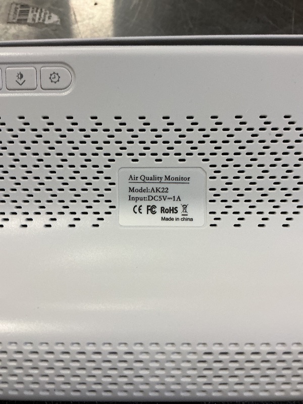 Photo 1 of **PARTIAL SET**16 in 1 Air Quality Monitor Indoor 7" Display 9 AQI+7 AQI Alerts, CO2 Monitor Air Quality Tester for CO2, TVOC, PM2.5 PM1.0 PM10, HCHO Temperature Humidity AQI & Time Air Quality Meter for Home