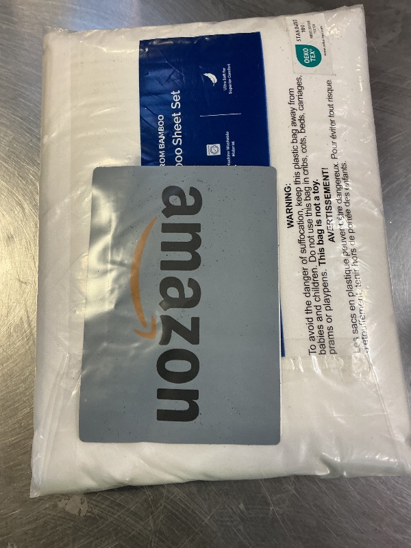 Photo 1 of 100% Rayon Derived From Bamboo - Bamboo Sheets Queen Size - Cooling Sheets for Queen - Ultra Soft, Breathable & Hotel Luxury Bedding - 1 Flat & 1 Fitted & 2 Pillowcases w/ 16 Inch Deep Pockets - White