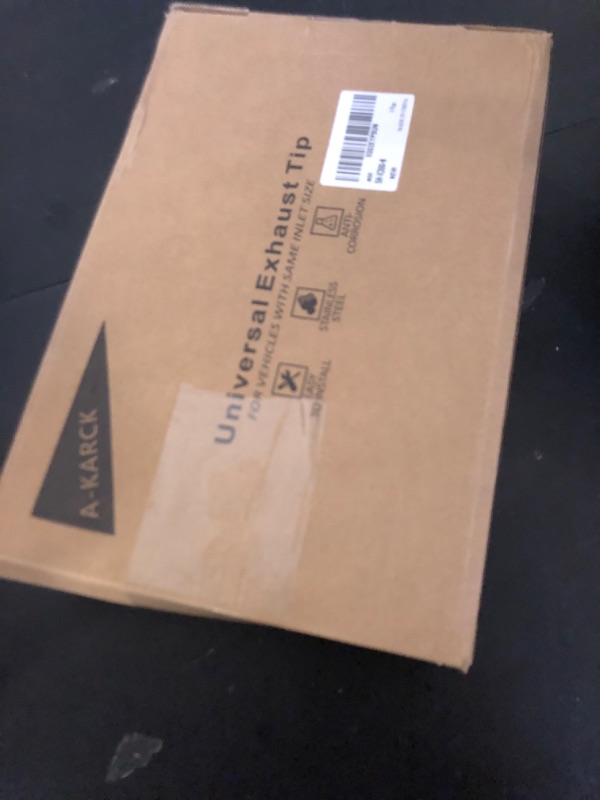 Photo 1 of A-KARCK Exhaust Tip X Pipe 2" Inlet, Dual 3" Inlet Dual 2" Outlet Muffler Tip, Crossover X Pipe Stainless Steel Weld On