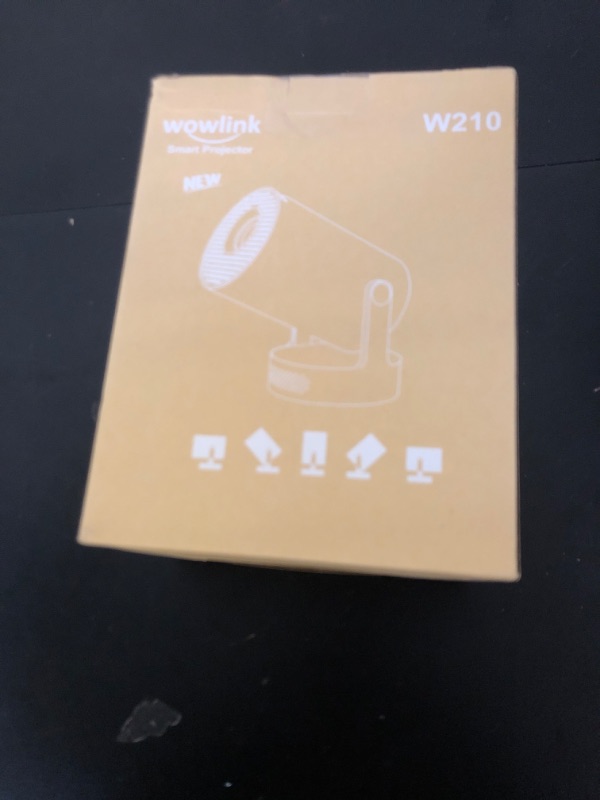 Photo 1 of [Built-in Apps & 2025 Upgraded] Mini Projector with WiFi 6 and Bluetooth 5.4 Support 4K 1080P Auto Keystone 180° Rotatable Projector Portable Compatibile with HDMI/TV Stick/Memory Stick/Laptop, White