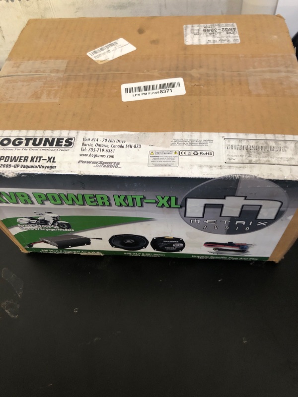 Photo 1 of Hogtunes KVR Power KIT-XL with 225 Watts RMS Amplifier & XL Series 5.25" Front Speakers (2 Pack), Fits 2009-Current Vaquero and Voyager Models