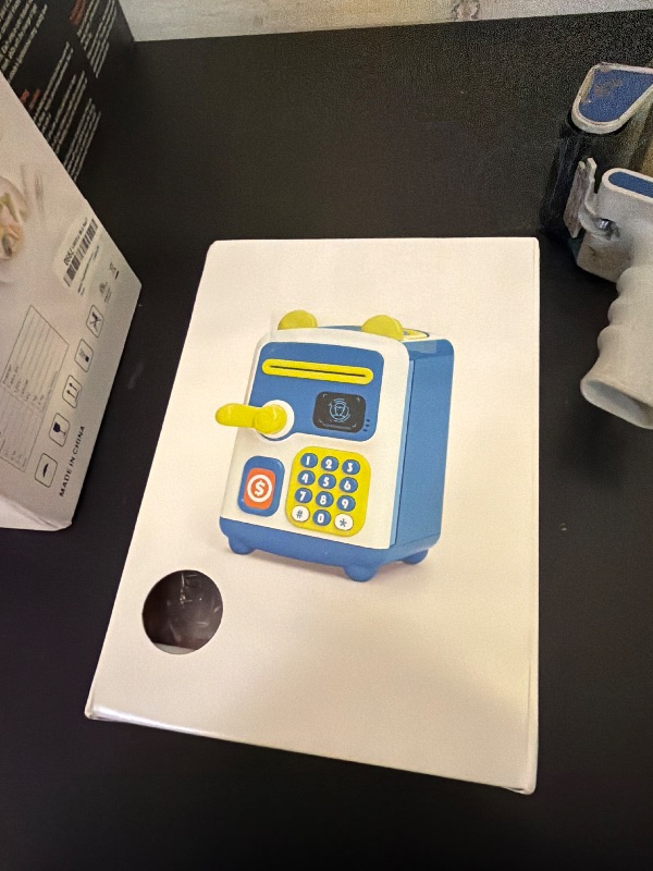 Photo 1 of ?Upgraded? Piggy Bank, Face ID Password Unlocking Electronic Kids Bank ATM Security Unlocking Cash Coin Bank Toys Gifts for Kids, Coin Bank for 3 4 5 6 7 8 9 10 11 12 Year Old Girls Boys