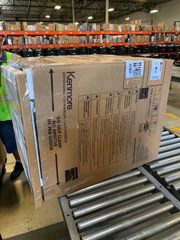 Photo 1 of **Missing parts---PARTIAL SET---**Kenmore 22-14699 Elite 24" Built-In Dishwasher - UltraWash Plus, TurboDry, QuietWash, SmartWash & TurboFlex Third Rack - 15 Place Settings - 42 DBA - ENERGY STAR Certified - 24" - Black