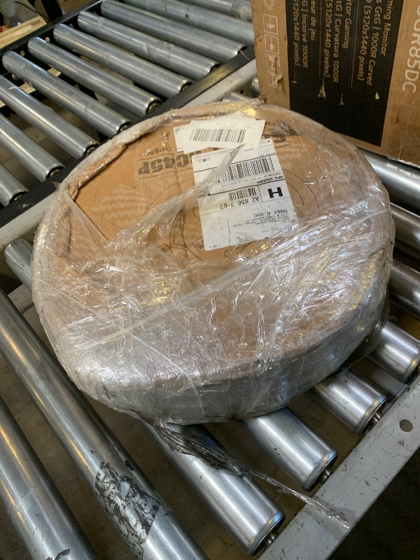 Photo 1 of Fitvids Olympic Cast Iron 2-Inch Weight Plate for Strength Training & Weightlifting, Rubber Coate Style, Multiple Weights Available