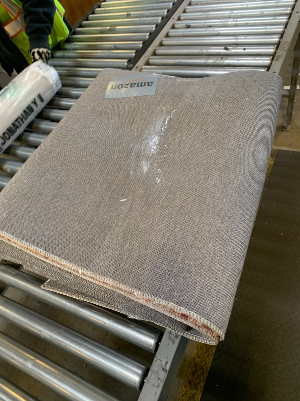 Photo 1 of Loloi Layla Collection LAY-16 Natural/Spice 7'-6" x 9'-6" .13" Thick Area Rug, Soft, Durable, Vintage Inspired, Distressed, Low Pile, Non-Shedding, Easy Clean, Printed, Living Room Rug