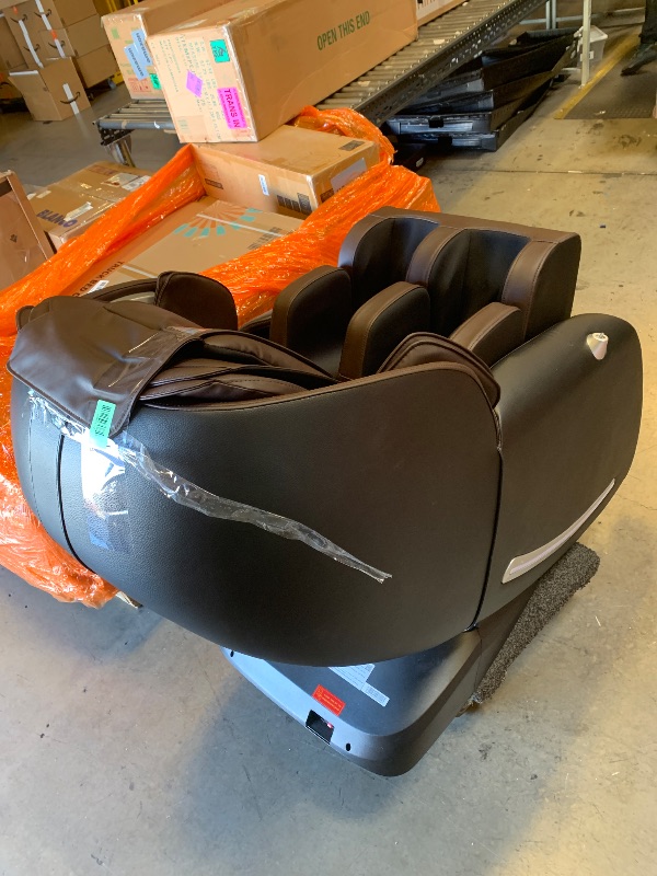 Photo 1 of Real Relax 2026 Massage Chair Full Body,Zero Gravity SL-Track Shiatsu Massage Recliner with Upgraded Phone Controller and Holder,APP Control,Child Lock,Pause Button and Led Light,Favor-06,Dark Brown
