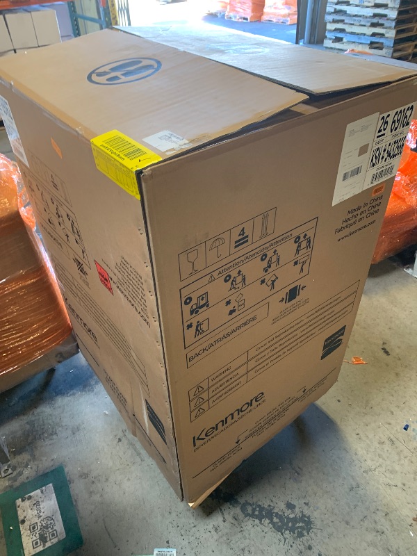 Photo 1 of Kenmore 7.0 cu. ft. Front Load Electric Dryer - with Guard to Reduce Wrinkles & Static - Smart Sensor Drying - LED - White