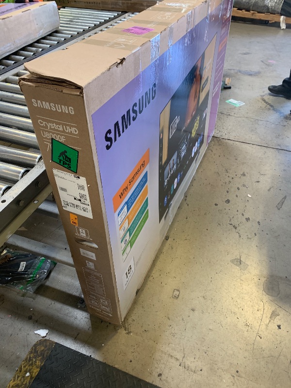 Photo 1 of Samsung 70-Inch Class Crystal UHD U8000F 4K Smart TV (2025 Model) Endless Free Content, Crystal Processor 4K, MetalStream Design, Knox Security, Alexa Built-in