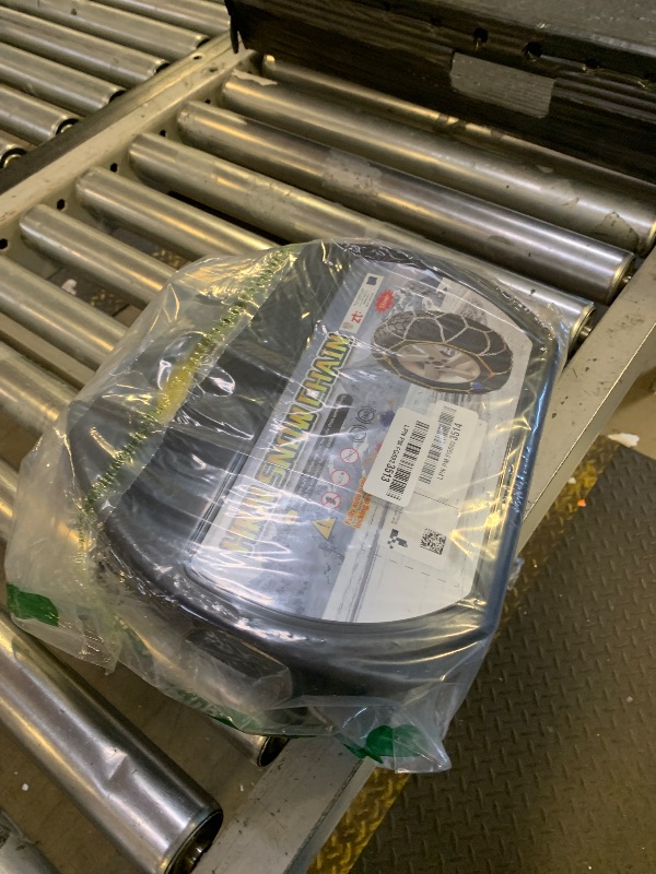 Photo 1 of Auto Tightening Snow Chains Tire Chains For Cars Suv Pickup Trucks - Auto Tightening 1 Min Quick Fit AND Easy Installation, Reusable Universal Emergency Traction Snow Chains - Set of 2?HKN100?