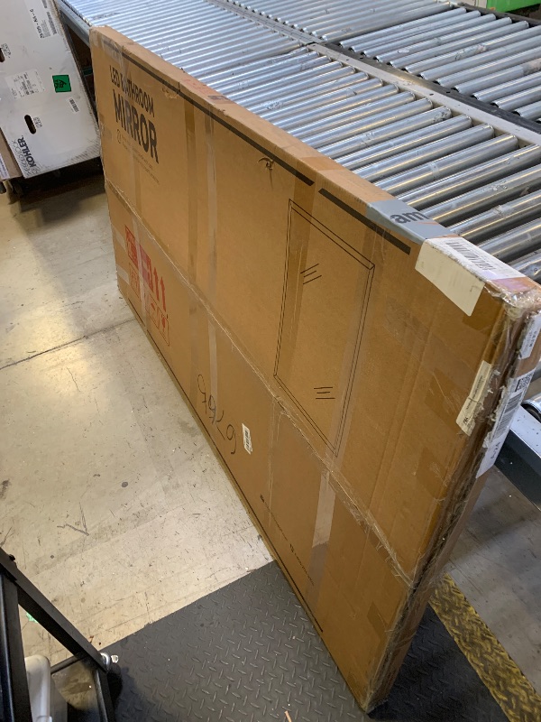 Photo 1 of TETOTE 72 x 36 Inch Bathroom Vanity Mirror with Lights for Wall, LED Lighted Mirror with Antifog, Frontlit 3 Colors, Stepless Dimmable(Horizontal/Vertical)