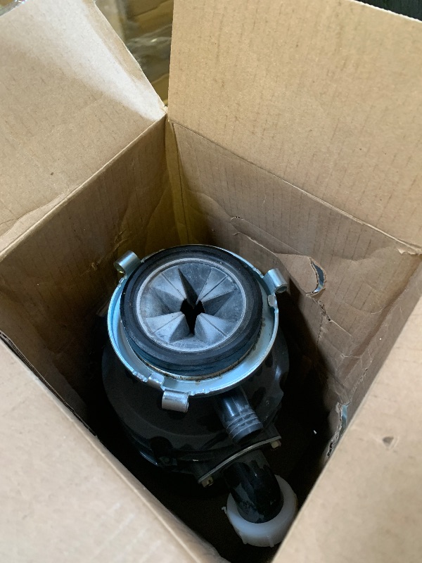 Photo 1 of InSinkErator Badger 5XP Garbage Disposal, Standard Series 3/4 HP Continuous Feed Food Waste Disposer, Black / Stainless