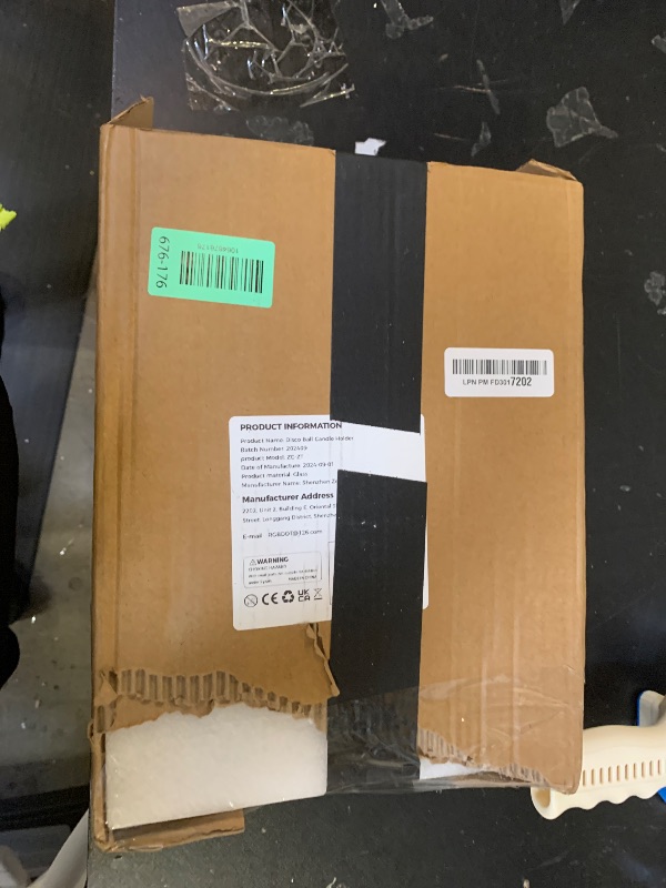 Photo 1 of 12 Pcs Disco Ball Candle Holder Glass Mirror Candle Holder Disco Ball Decor for Wedding, Party, and Christmas