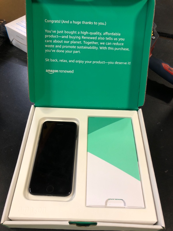 Photo 1 of Apple iPhone SE (2nd Generation), 64GB, Black, Unlocked (Renewed Premium)