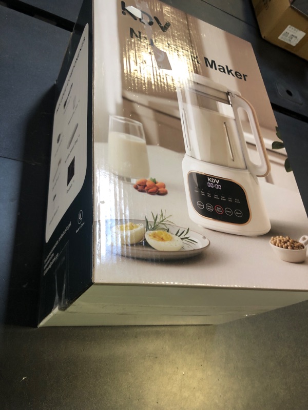 Photo 1 of 10 in 1 Nut Milk Maker Machine, Automatic Soy Milk Maker 60oz Blender for Almond, Oat, Coconut, Plant-Based & Non-Dairy Milks/Beverages with 24H Pre-Set Timer & 12H Keep Warm