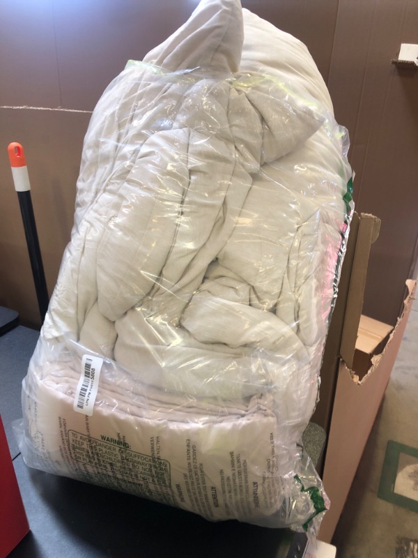 Photo 1 of Bedsure Queen Comforter Set Beige - Bed in a Bag Queen Size Bedding 7 Pieces, Cationic Dyed Bed Set Gift for Family, Beige Soft Bedding for All Seasons Comforter with Sheets, Pillowcases & Shams