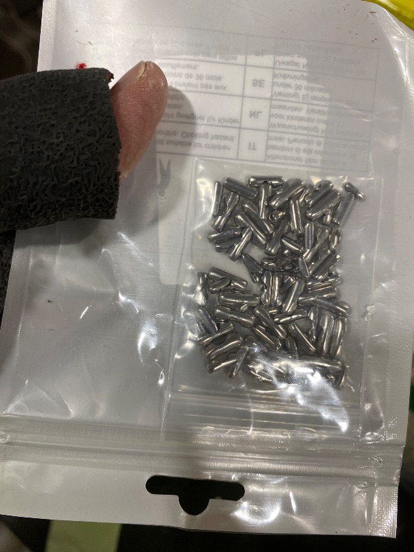 View 2 of 100Pcs Silver Ball Chain Connectors Fits for 1.5/2.0/2.4/3.2mm Beaded Ball Chain Pull Connector Clasps for Jewelry Making Accessories Clips DIY Crafts