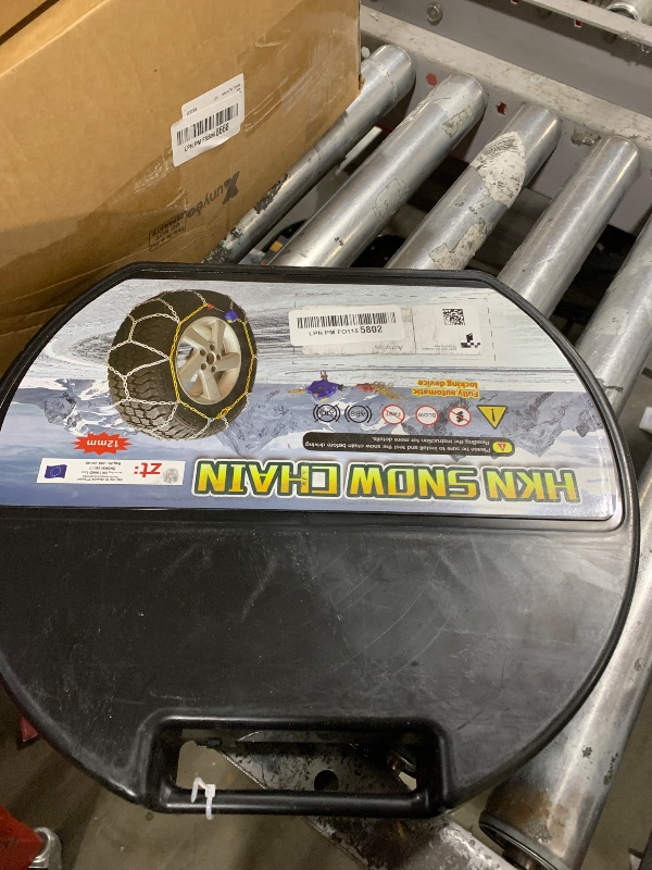 Photo 1 of Auto Tightening Snow Chains Tire Chains For Cars Suv Pickup Trucks - Auto Tightening 1 Min Quick Fit AND Easy Installation, Reusable Universal Emergency Traction Snow Chains - Set of 2?HKN150?