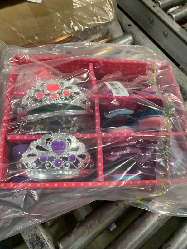 Photo 1 of ShyLizard Princess Dress Up Sets for Girls 4-6, Costumes Set with Princess Dresses, Shoes and Accessories, Kids' Dress Up Play Toy for 3 4 5 6 Year old Toddler Girl Birthday Gift